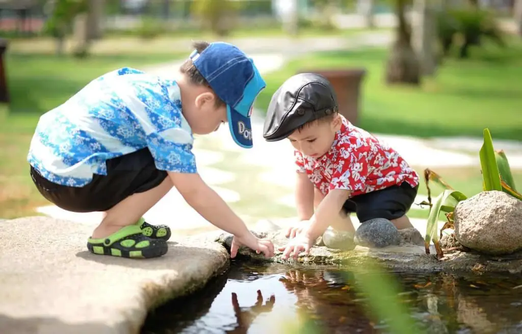 Children develop socially when the play with others